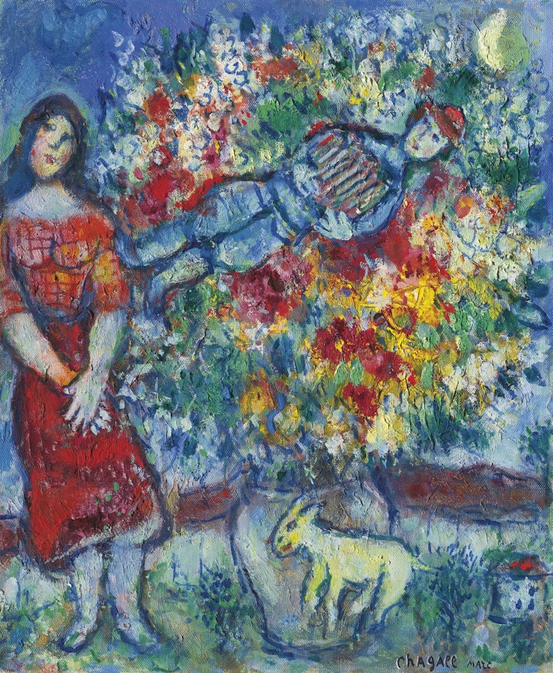 LE JOEUR D'ACCORDÉON by Marc Chagall