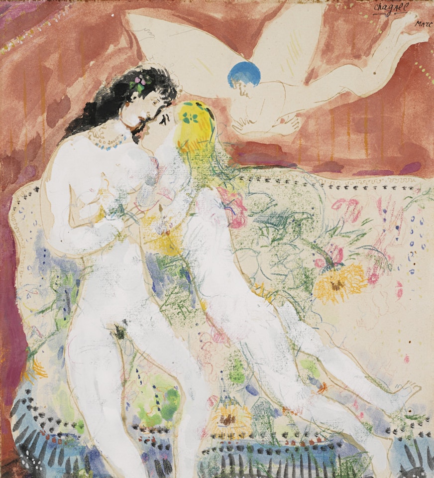 MÈRE ET FILLE by Marc Chagall