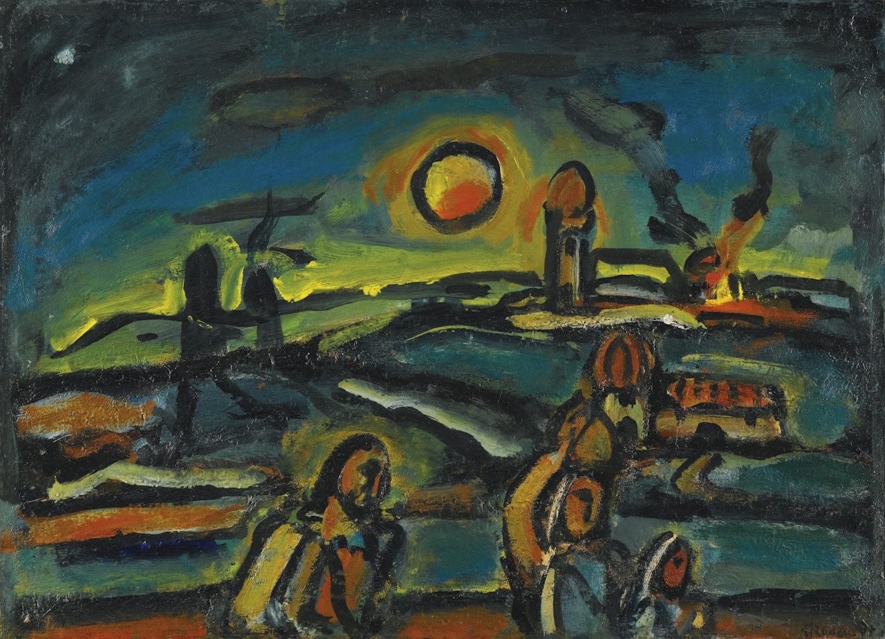PAYSAGE BIBLIQUE by Georges Rouault
