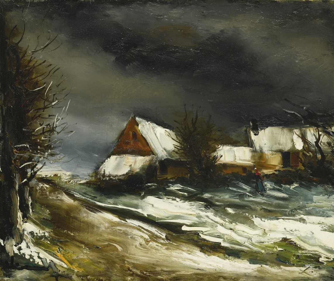 PAYSAGE DE NEIGE by Maurice de Vlaminck