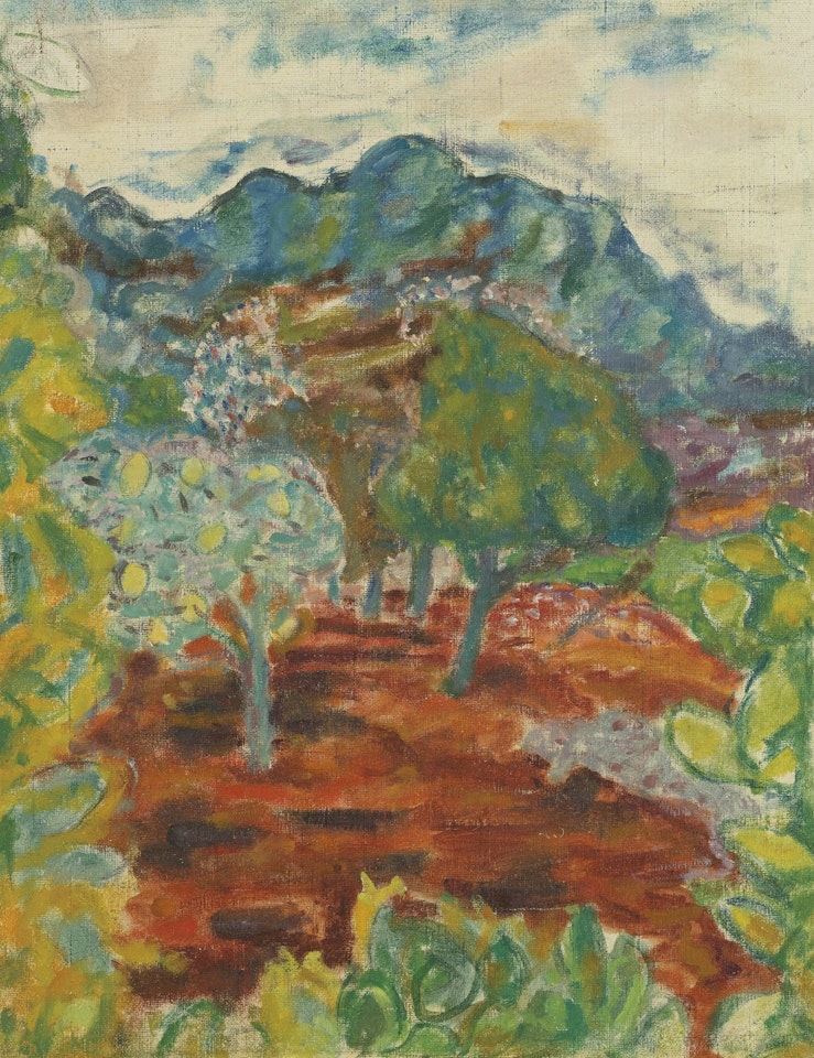 CITRONNIERS AU CANNET by Pierre Bonnard