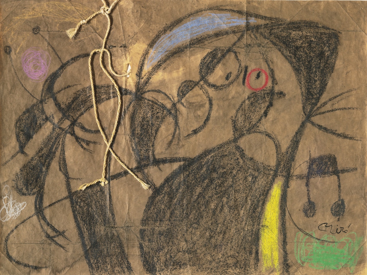 PERSONNAGE, OISEAUX by Joan Miró