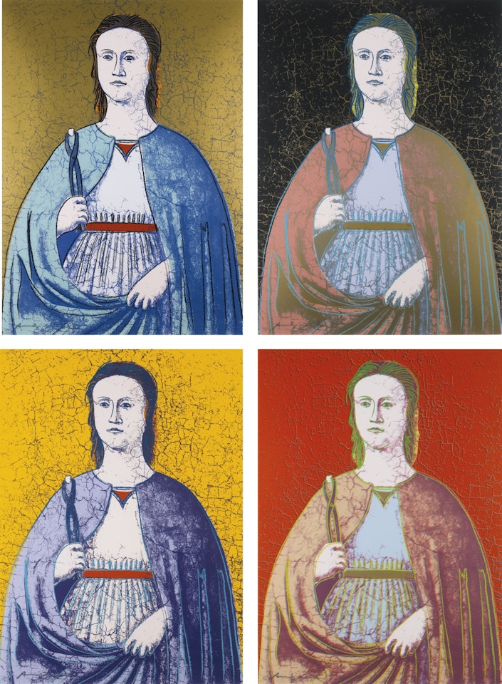SAINT APOLLONIA (F. & S. II.330-333) by Andy Warhol
