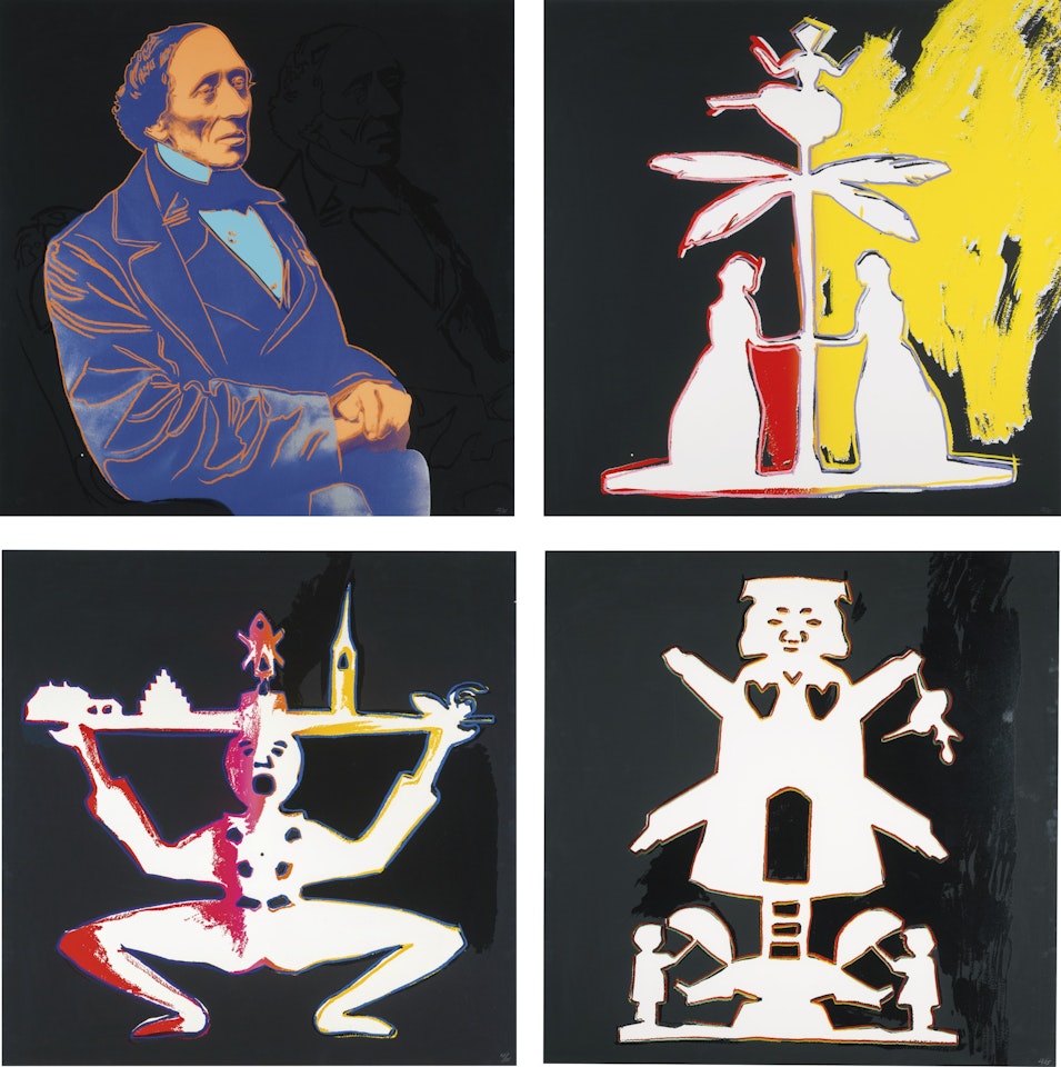 HANS CHRISTIAN ANDERSEN (F. & S. II.398-401) by Andy Warhol