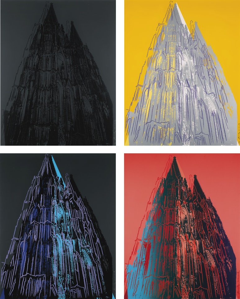 COLOGNE CATHEDRAL (F. &. S. II.361-364) by Andy Warhol
