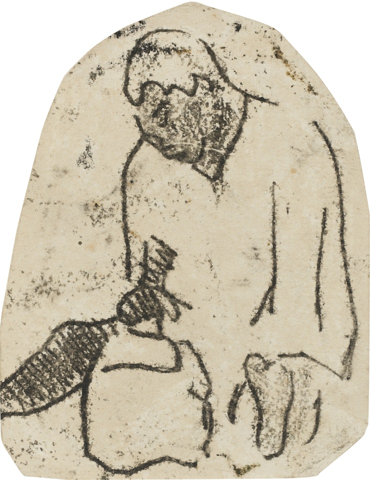 HOMME ASSIS TOURNÉ VERS LA GAUCHE by After Paul Gauguin