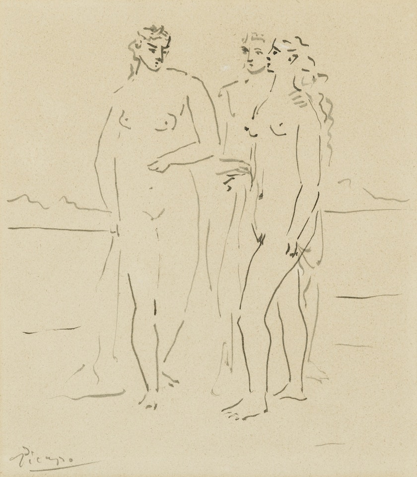TROIS BAIGNEUSES by Pablo Picasso