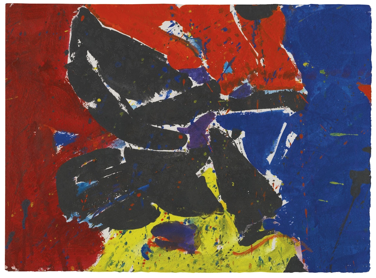 BLACK SURGE by Sam Francis
