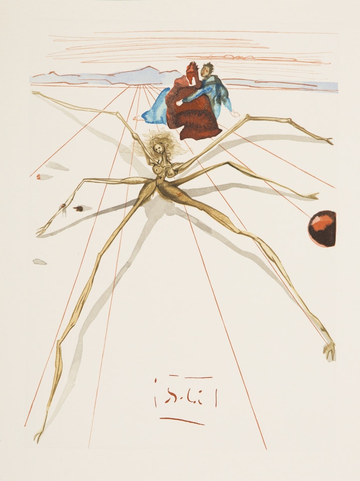 THE DIVINE COMEDY (SEE M. & L. 1039-1138; FIELD PP. 189-200) by Salvador Dali
