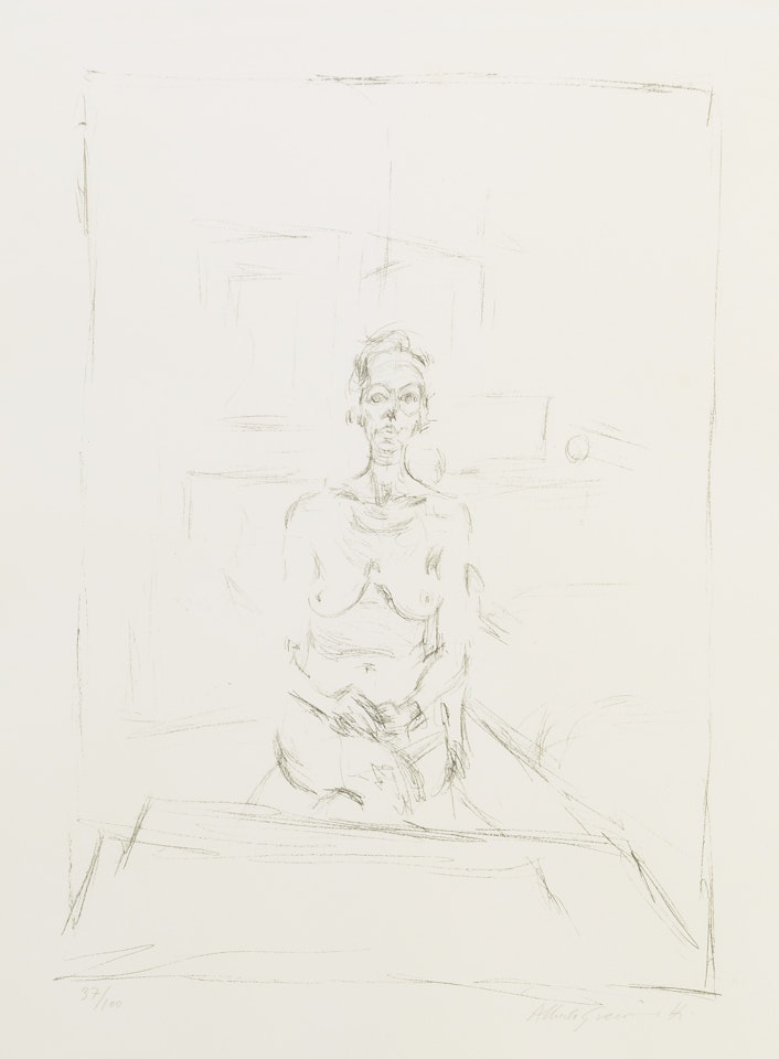 NU ASSIS (L. 53) by Alberto Giacometti