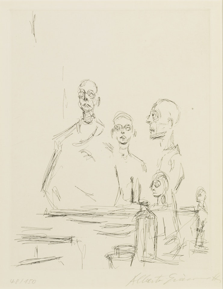 SCULPTURES DANS L'ATELIER (L. 185) by Alberto Giacometti