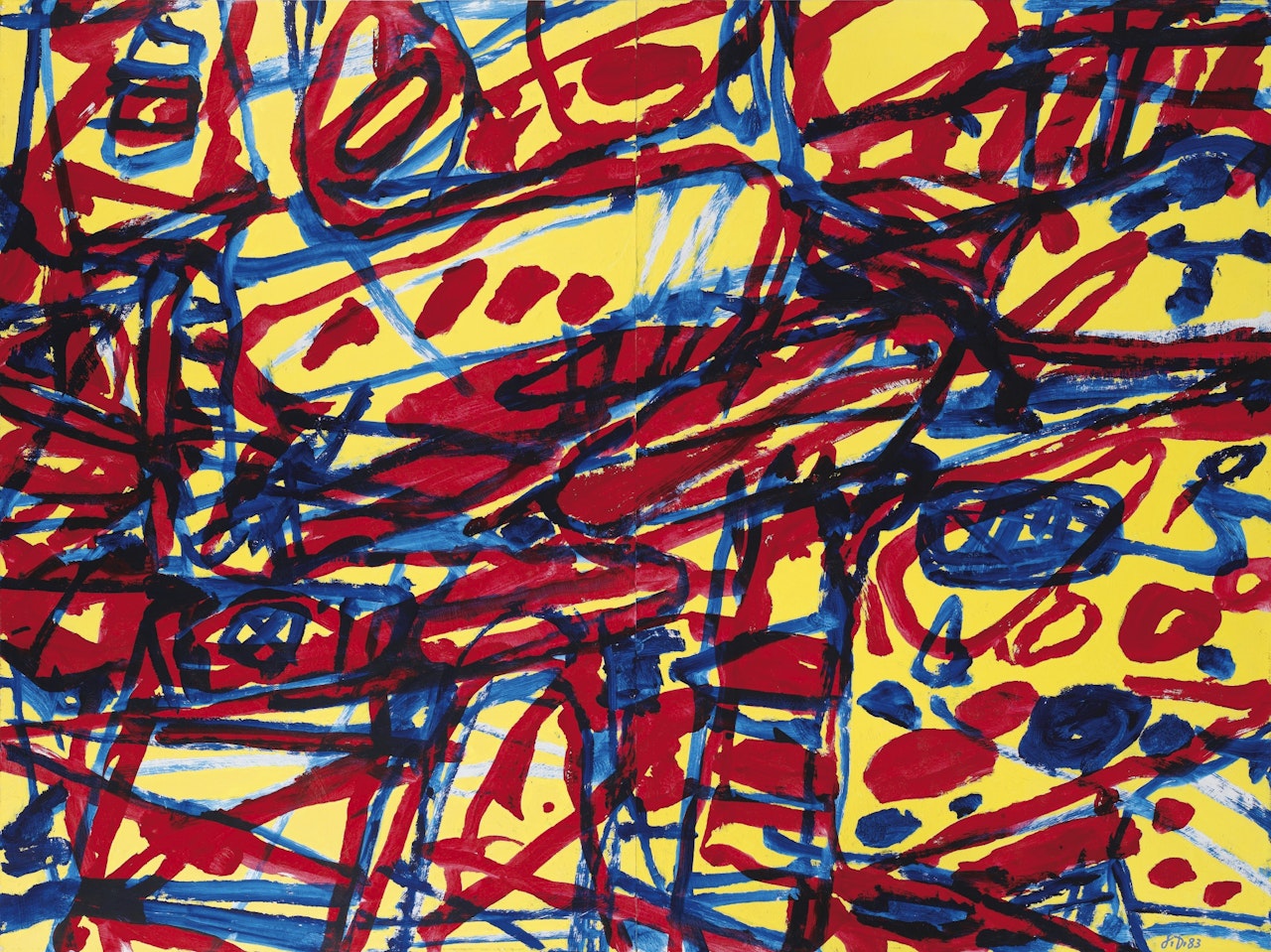 MIRE G53 (KOWLOON) by Jean Dubuffet