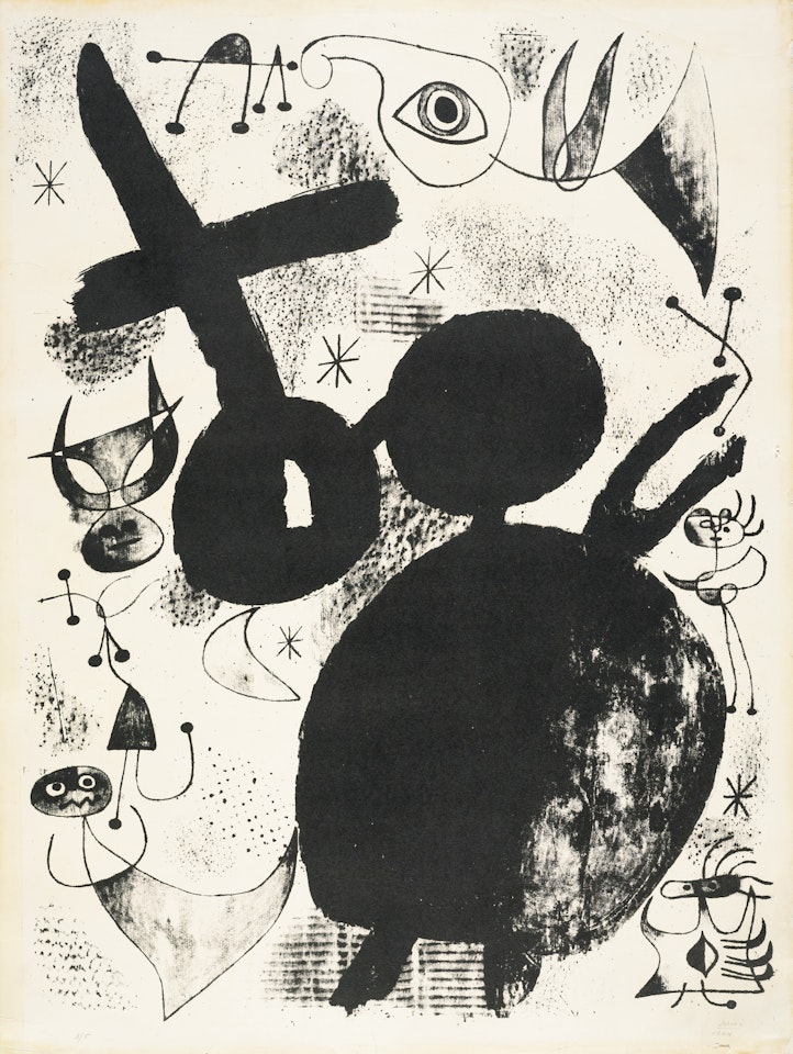BARCELONA: PLATE XXXIV (MOURLOT 39) by Joan Miró