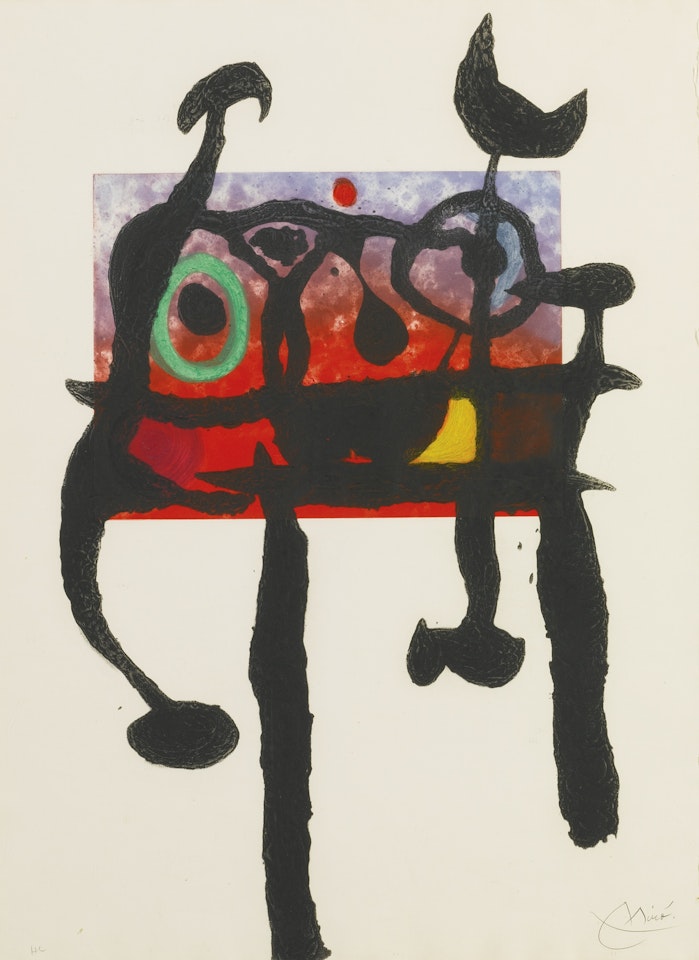 LE SAMOURAÏ (D. 438) by Joan Miró