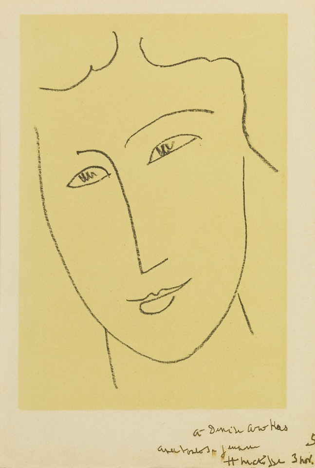 ECHOS: ONE PLATE (D. BK. 32) by Henri Matisse