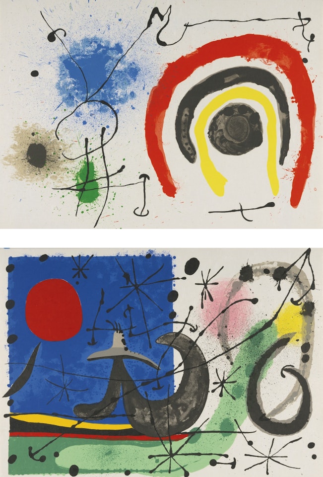 A SIGNIFICANT GROUP OF LITHOGRAPHS AND AQUATINTS by Joan Miró
