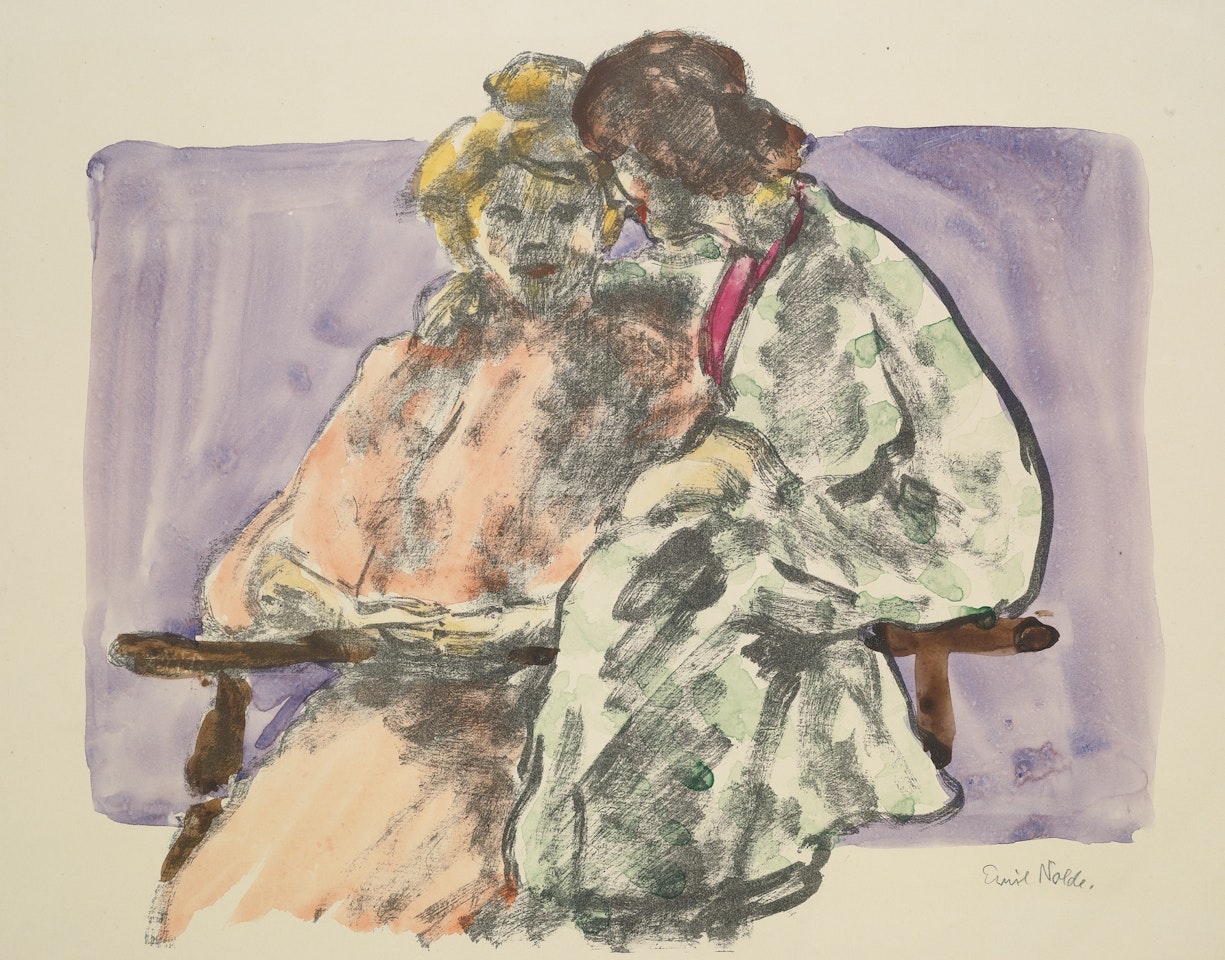 WIE VÖGEL (SCHIEFLER L 14) by Emil Nolde
