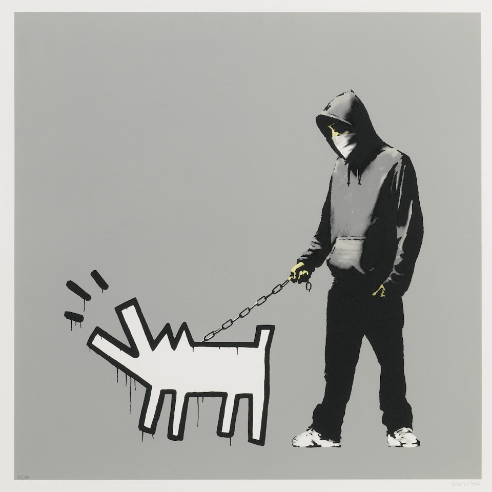 CHOOSE YOUR WEAPON (GREY) by Banksy