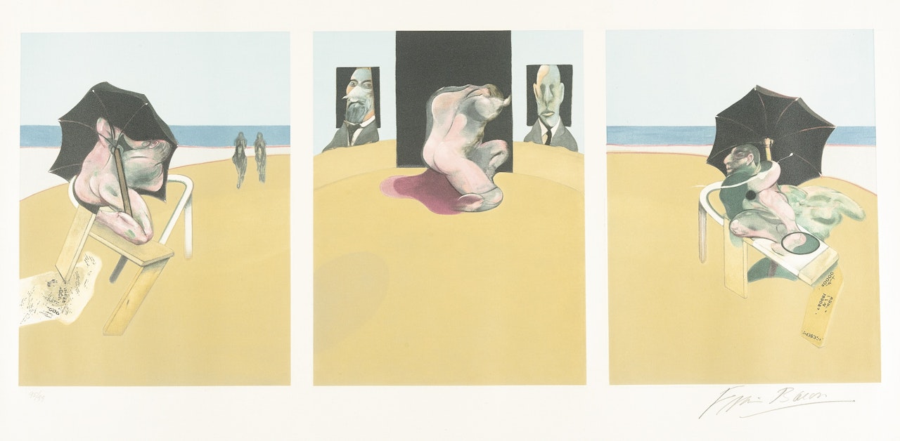 TRIPTYCH (SABATIER 4) by Francis Bacon