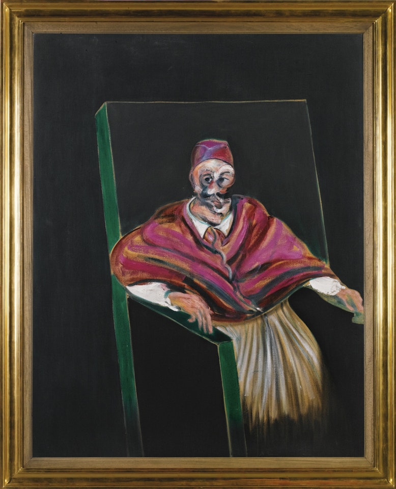 STUDY FOR A POPE I by Francis Bacon