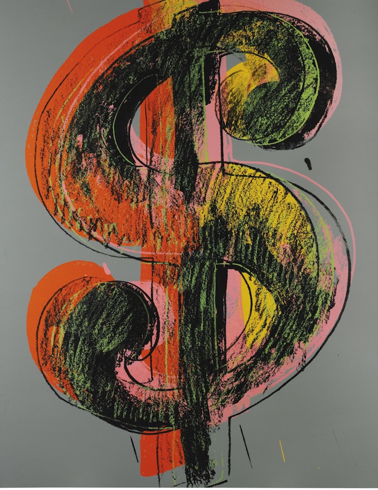 DOLLAR SIGN by Andy Warhol