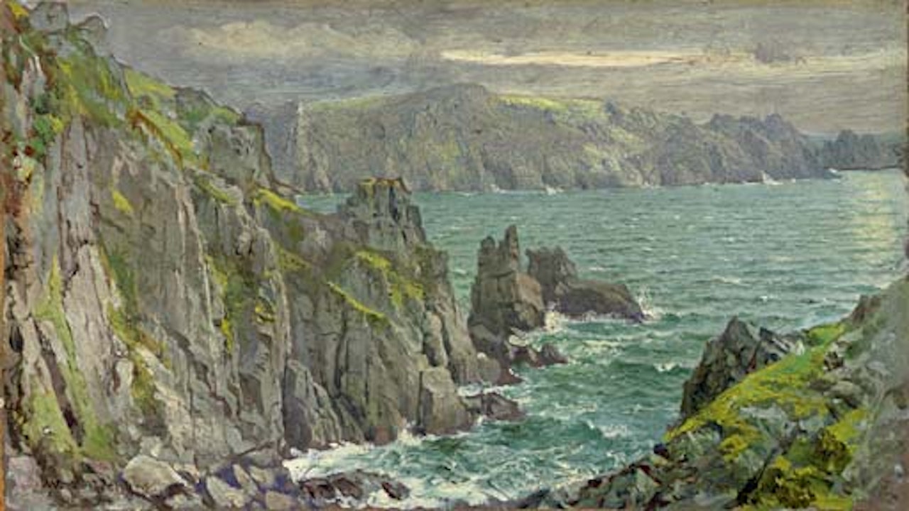 Rocky coast by William Trost Richards