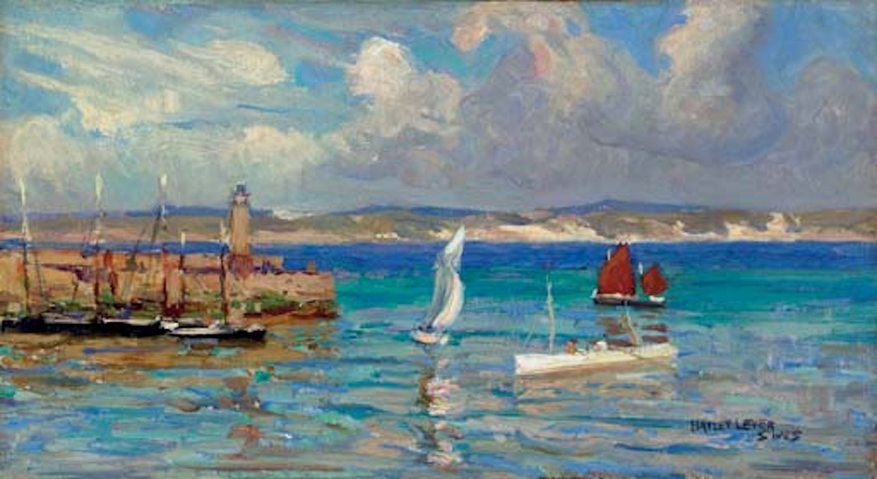 St Ives harbor by Hayley Lever