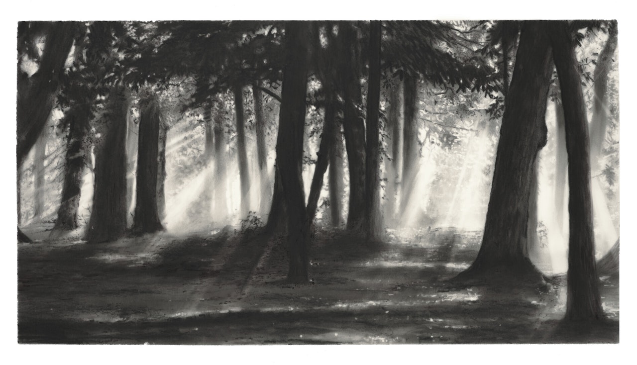 Study for Golden Forest by Robert Longo