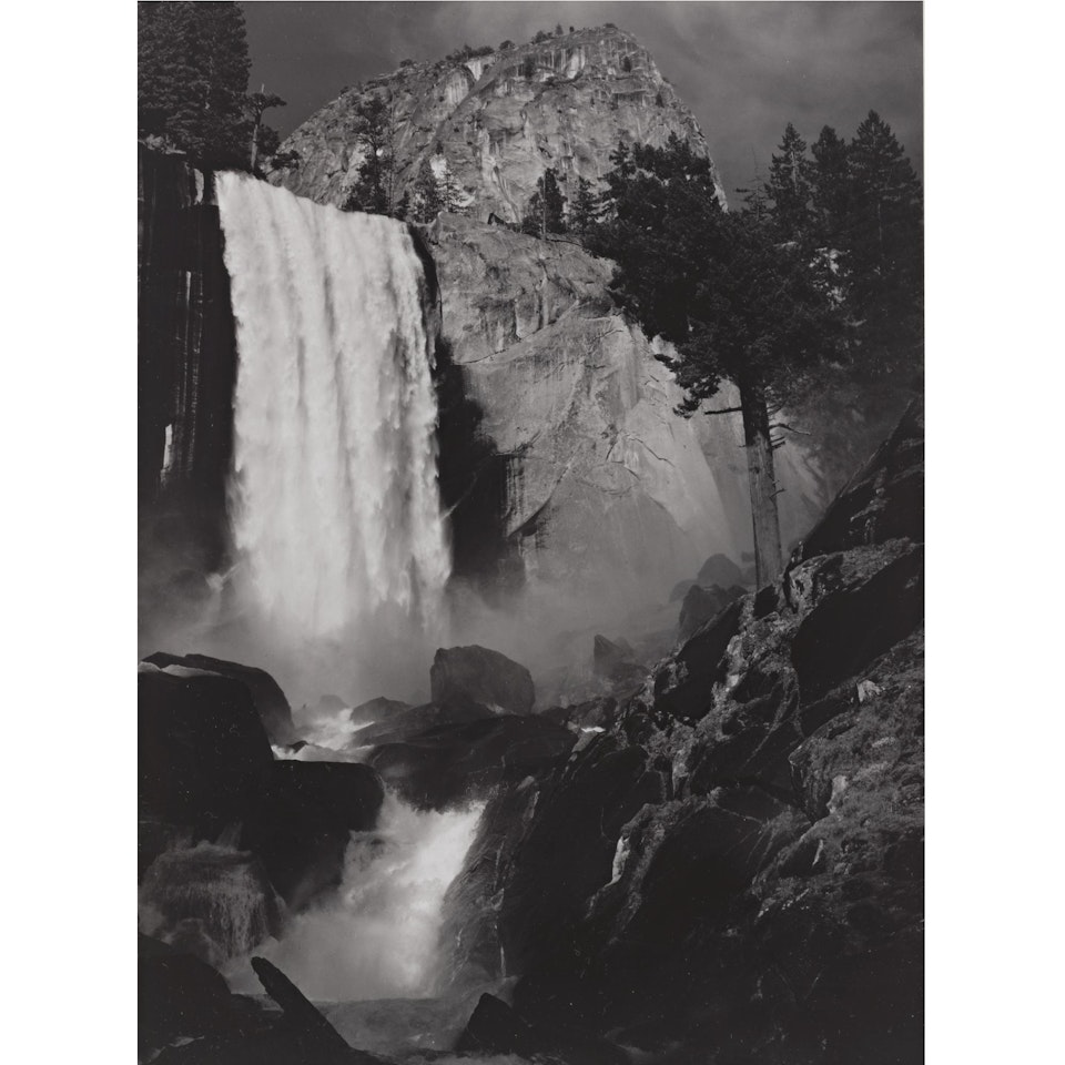 Vernal Fall, Yosemite Valley, California by Ansel Adams