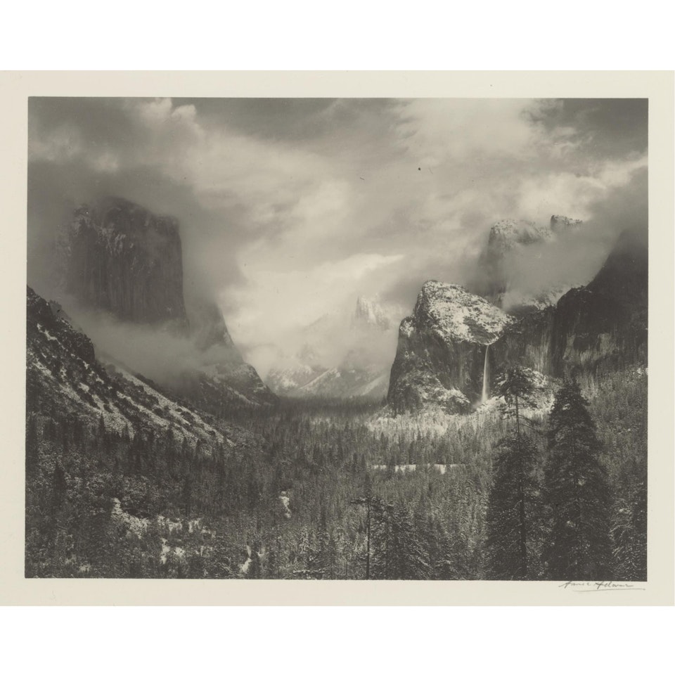 Clearing Winter Storm, Yosemite National Park, California by Ansel Adams