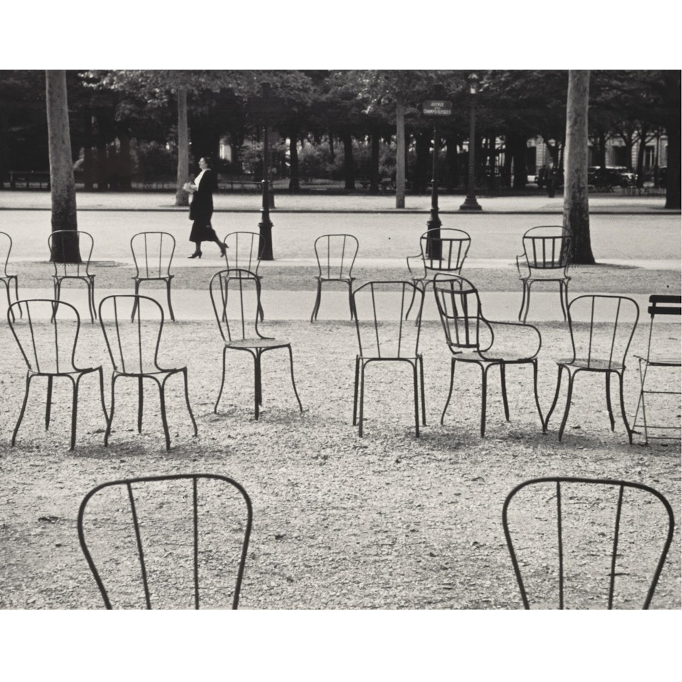 Chairs, Paris by André Kertész