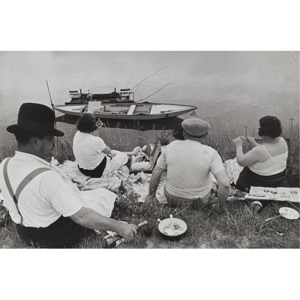 On The Banks Of The Marne by Henri Cartier-Bresson
