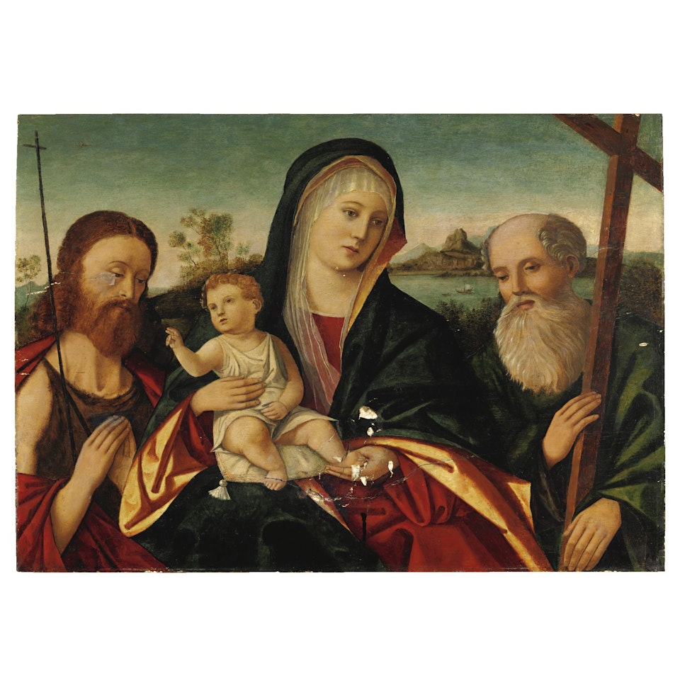 Madonna Col Bambino E Santi by Venetian School