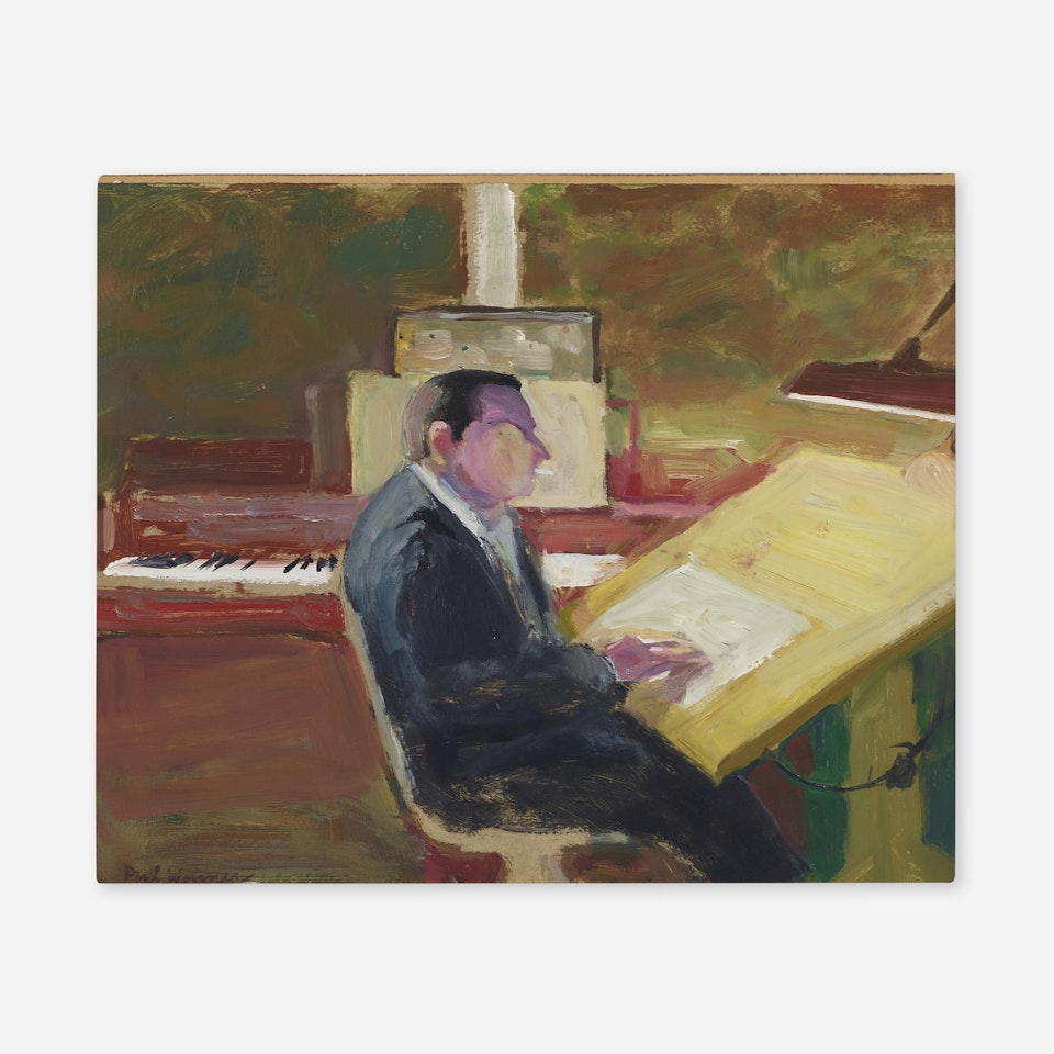 Study for a Portrait of André Previn by Paul Wonner