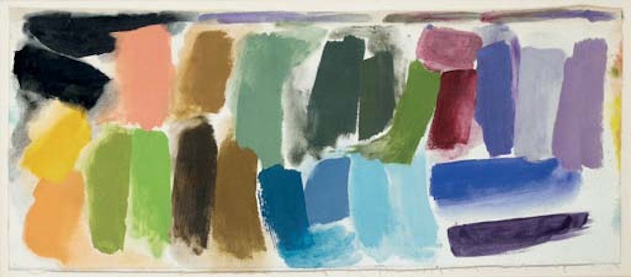 Color test by Friedel Dzubas