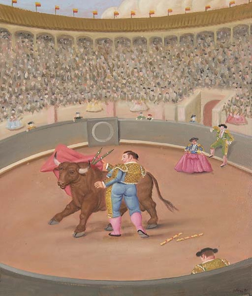En los medios by Fernando Botero