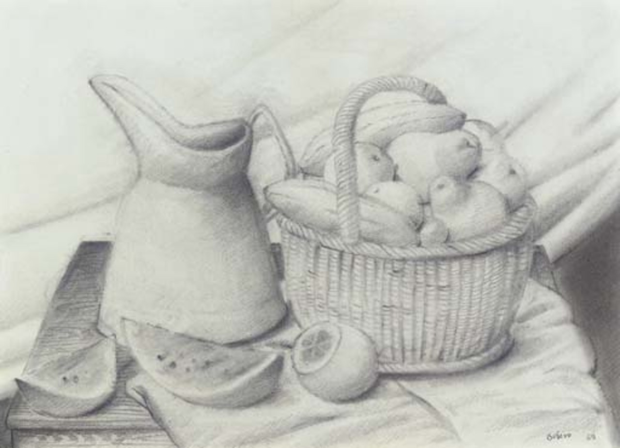 Still life by Fernando Botero