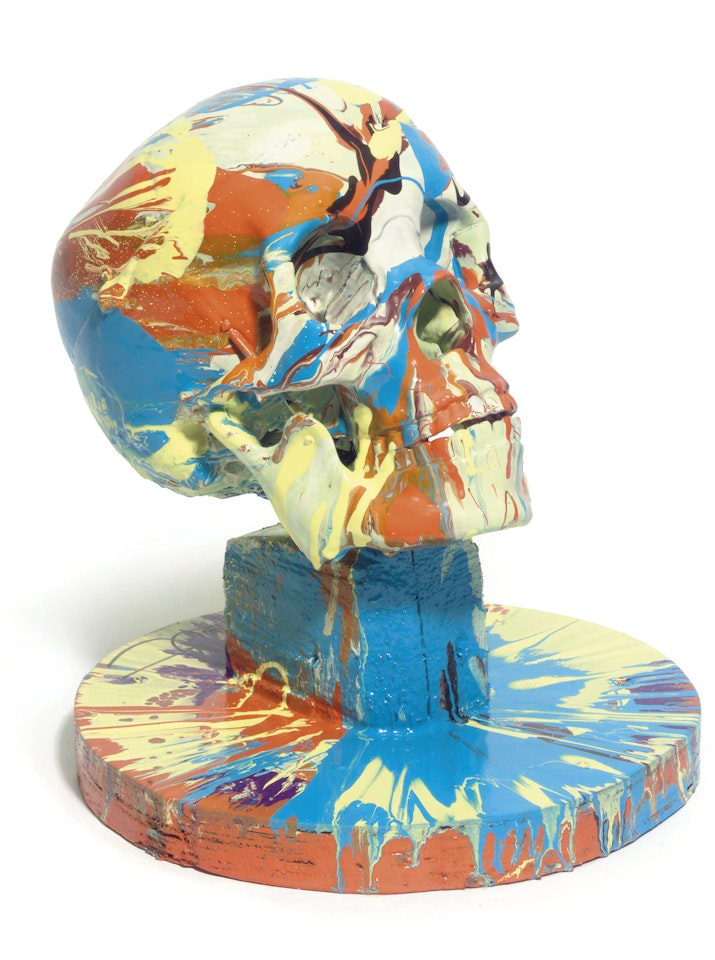 Happy Head with Base by Damien Hirst