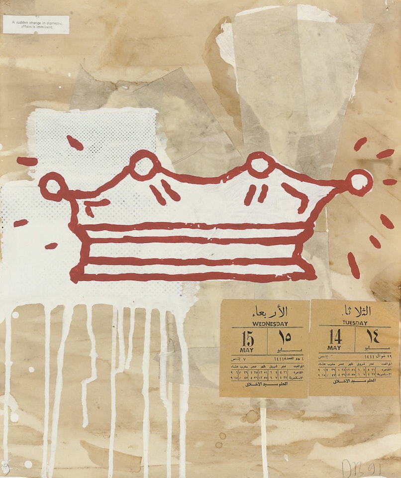 Small Red Line Drawing No. 9 by Donald Baechler