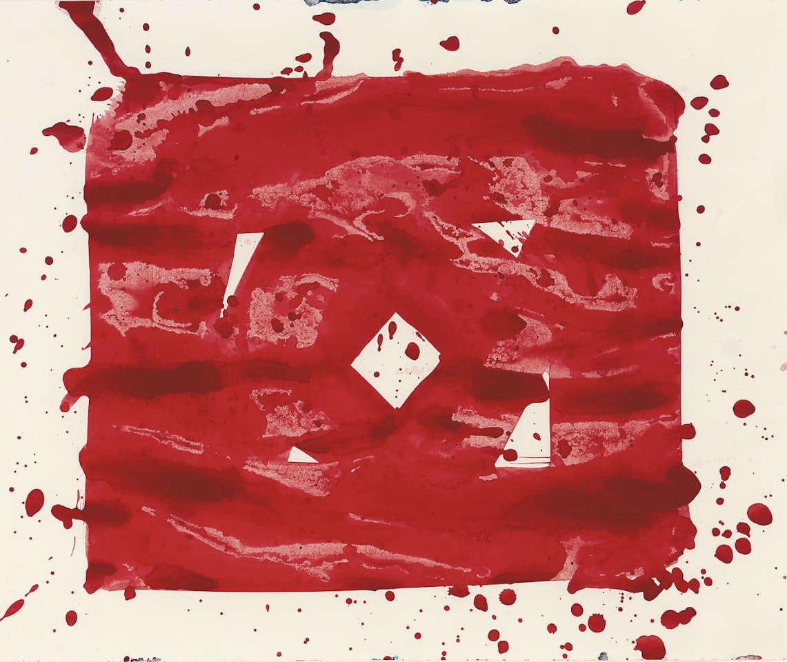 Untitled - SF78-235 by Sam Francis
