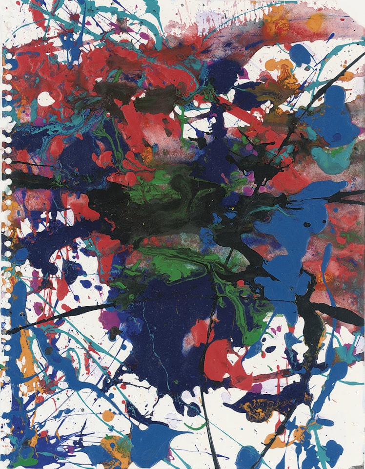 Untitled - SF91-84 by Sam Francis