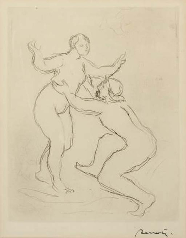 Le fleuve Scamandre, 1 e planche (D. S. 24) by Pierre-Auguste Renoir