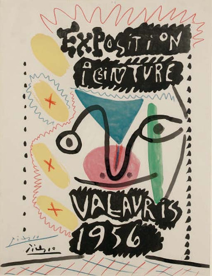 Exposition Peinture Vallauris 1956 (C 95) by Pablo Picasso