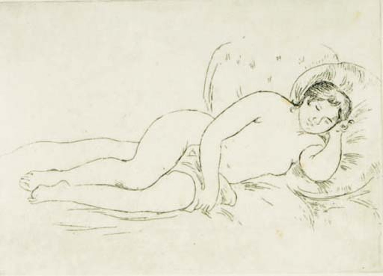 Femme nue couchée (DS 14) by Pierre-Auguste Renoir