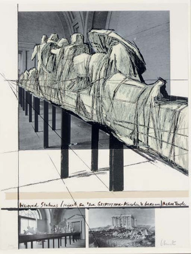 Wrapped Statues, Project for Die Glyptothek, München (S 135) by Christo