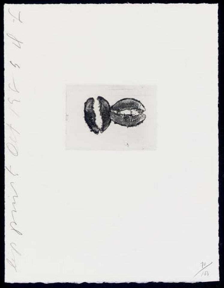 Lips , Paris, Art Multi, 1989 by Donald Sultan