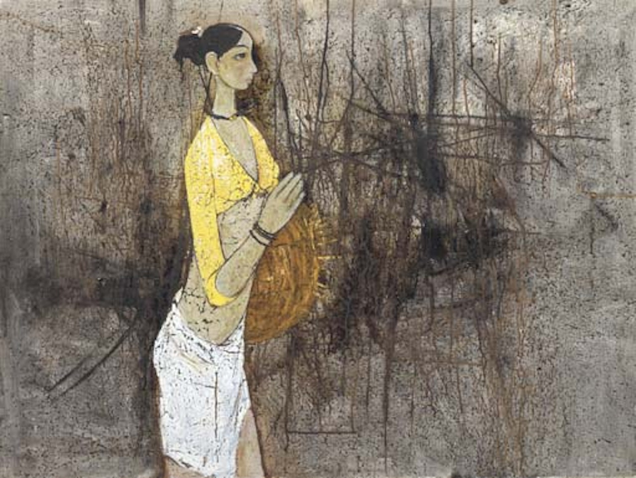 Untitled - woman by B Prabha
