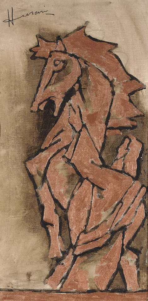 Untitled - horse by M.F. Husain