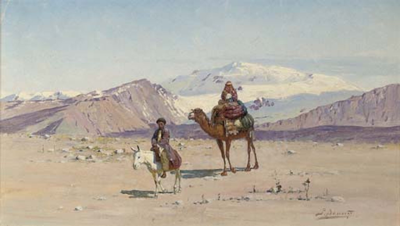 Family travelling in the Caucasus by Richard Karlovich Zommer