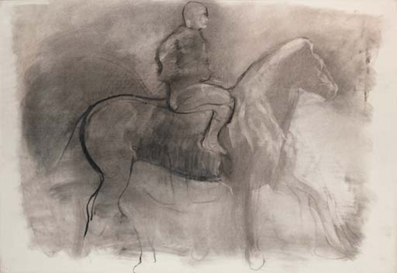Homme a cheval by Sam Szafran
